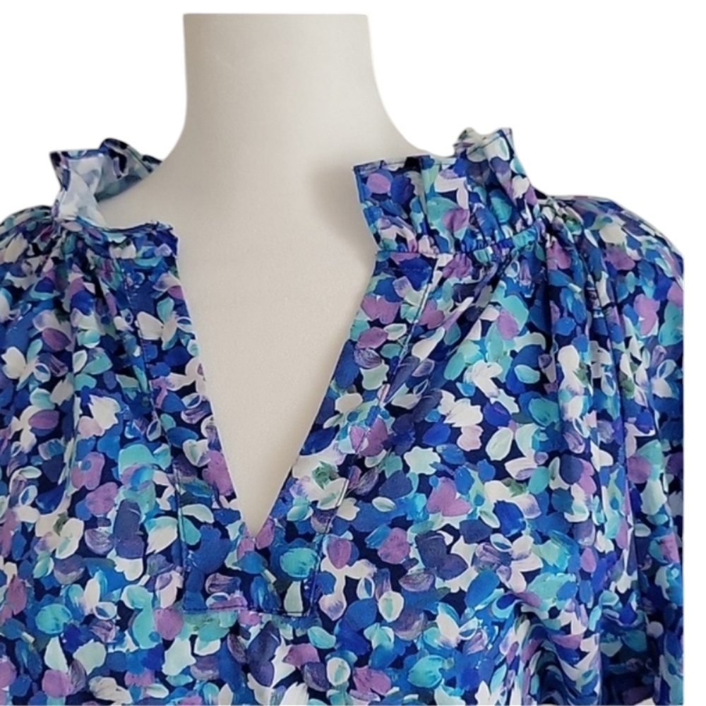 Sara Campbell Blue Floral Maxi Dress - Picture 2 of 8